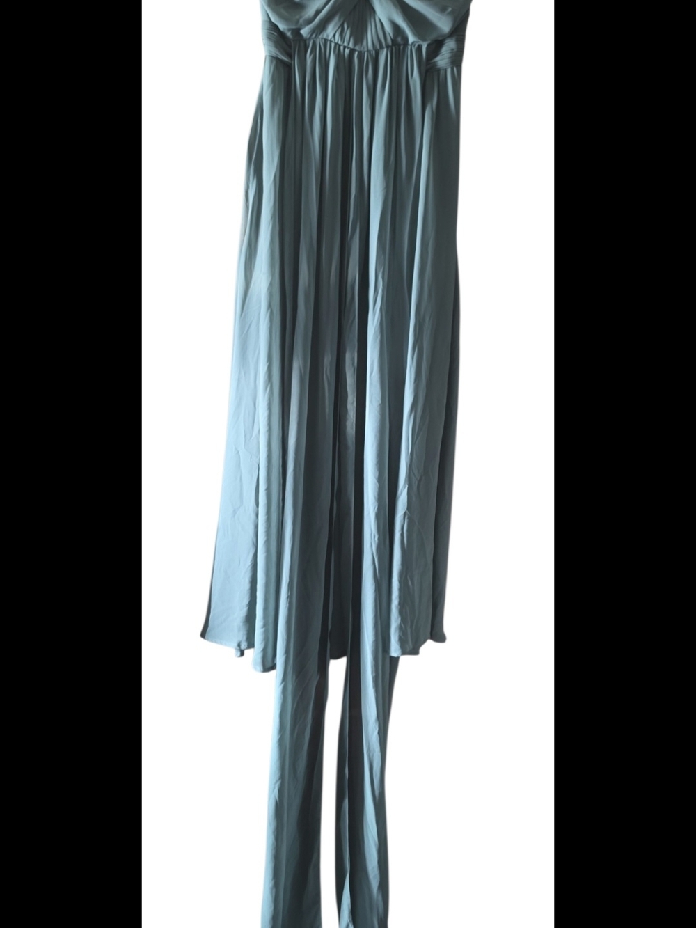 4/8/188. Birdy Grey Womens Teal Strapless Maxi Dress